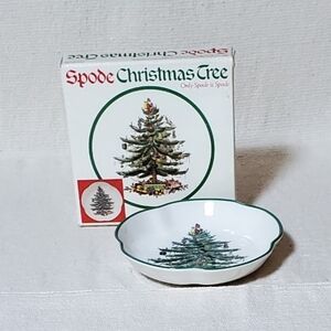 Spode Christmas Tree Tunis Dessert Dish, Small S3324-U